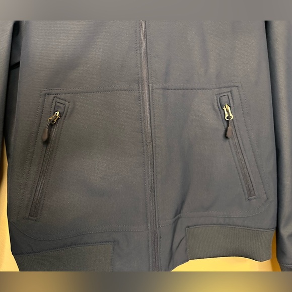 William Rast Men’s Softball Shell Bomber Jacket Justin Timberlake Sz Medium Blue - Picture 2 of 7